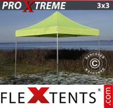 Folding canopy Xtreme 3x3 m Neon yellow/green