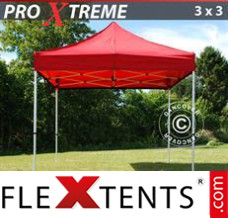 Folding canopy Xtreme 3x3 m Red