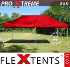 Folding canopy Xtreme 3x6 m Red